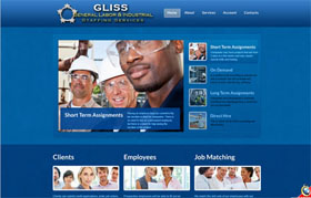 General Labor & Industrial Staffing Services Web Site Thumbnail