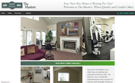 The Masters Apartments Web Site Thumbnail