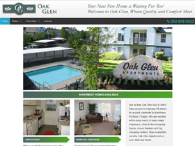 Oak Glen Apartments Web Site Thumbnail